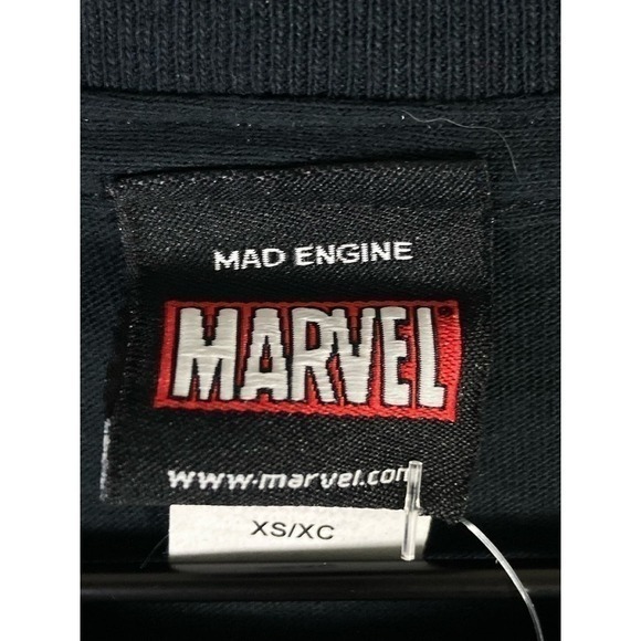 Vintage Marvel Mad Engine T-Shirt XS Rare Super Hero Graphic Superhero Comics - Picture 3 of 13